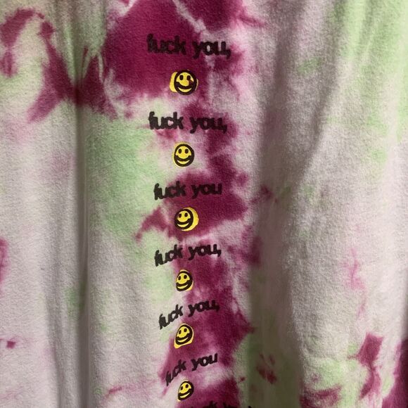 Flatbush Zombies Graphic Logo Tie-Dye T-Shirt Adult Size Medium Double Sided - Picture 6 of 7